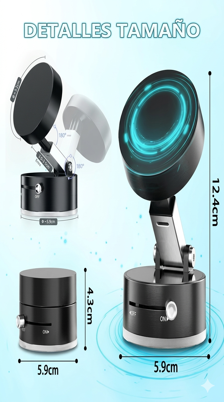 Soporte Magnético 360° para Auto – Nunca Más Se Te Caerá el Celular