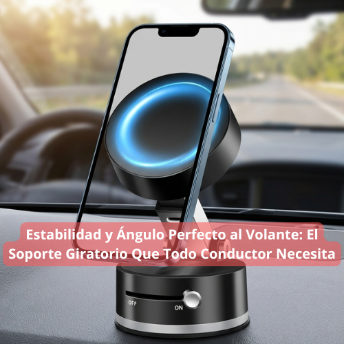 Soporte Magnético 360° para Auto – Nunca Más Se Te Caerá el Celular