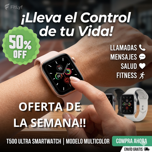 ¡Lleva el Control de tu Vida y Tu Salud en Tu Muñeca sin Pagar una Fortuna!